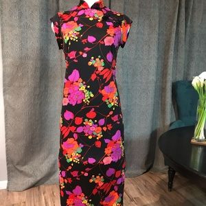 Retro 1970's dress, Vintage 1970's maxi dress